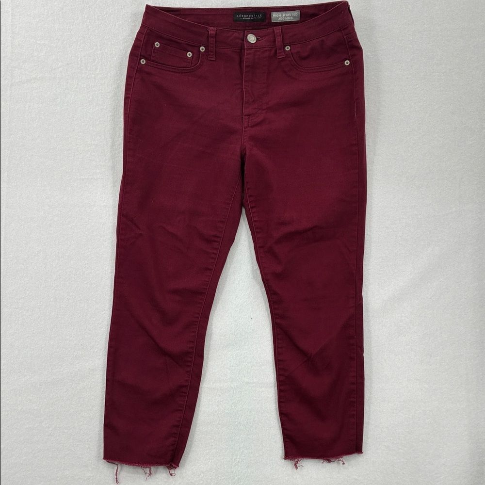 3For$20 Universal Thread Women's Maroon Ankle Jeans size 10